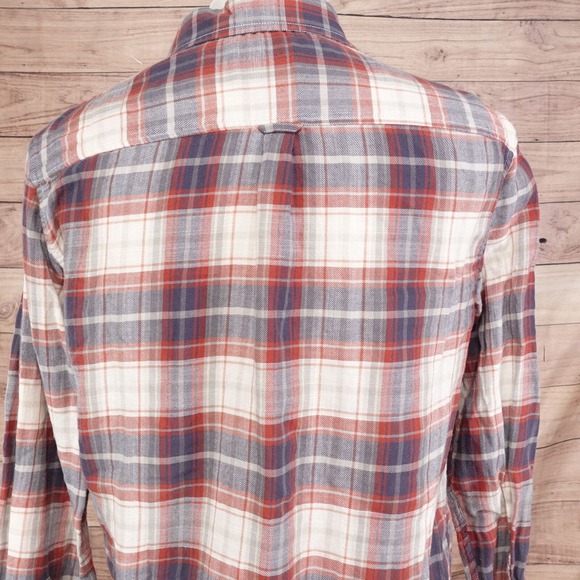 GH BASS LONG SLEEVE PLAID BUTTON DOWN SHIRT MENS SIZE M MEDIUM - Picture 5 of 6